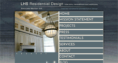 Desktop Screenshot of lhsresidentialdesign.com